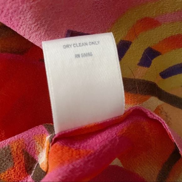 Anthropologie Floreat Sheer Tropical Silk Tunic - Picture 7 of 11